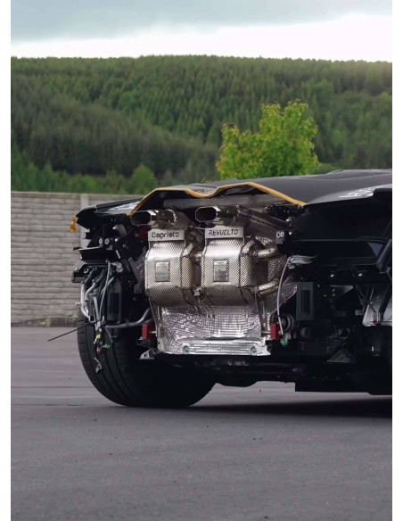 Silencieux d'échappement inox CAPRISTO pour LAMBORGHINI REVUELTO (Race)