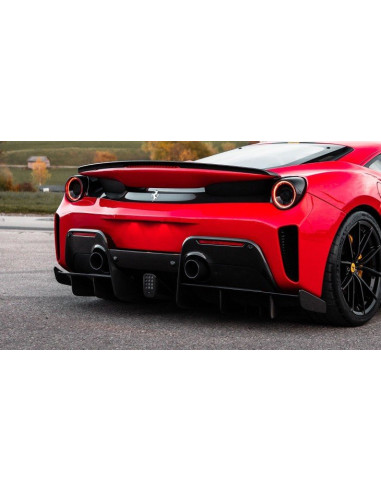 NOVITEC Ferrari 488 Pista / Pista Spider Echappement Silencieux Inox à valves
