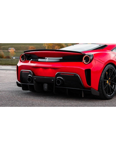 NOVITEC Ferrari 488 Pista / Pista Spider Echappement Silencieux Inox à valves