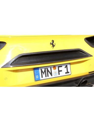 NOVITEC Ferrari 488 GTB / Spider Aération Centrale Arrière Carbone