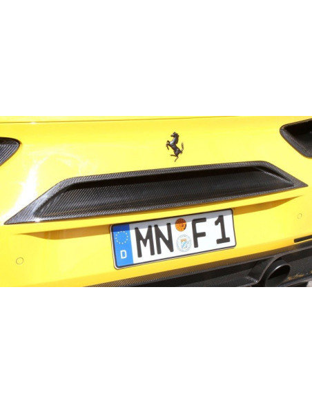 NOVITEC Ferrari 488 GTB / Spider Aération Centrale Arrière Carbone