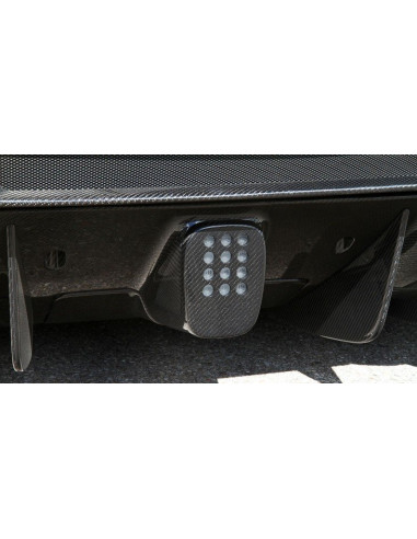 NOVITEC Ferrari 488 GTB / Spider Cache Feux Brouillard Arrière Carbone