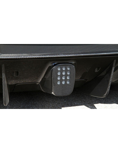 NOVITEC Ferrari 488 GTB / Spider Cache Feux Brouillard Arrière Carbone